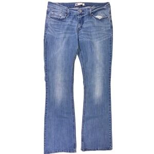 Levi's 524 Too Superlow Bootcut Jeans Women 31x32 Low Rise Y2K Medium Wash Denim